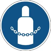 Allesveilig.nl Gasflessen opslag gebodspictogram