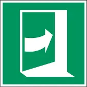 Allesveilig.nl Duw rechts om deur te openen pictogram