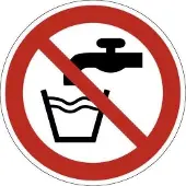 Allesveilig.nl Geen drinkwater pictogram