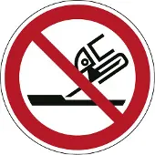 Allesveilig.nl Verboden slijpschijf te gebruiken pictogram