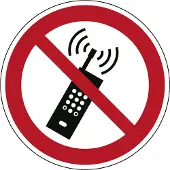 Allesveilig.nl Draagbare telefoon verboden pictogram