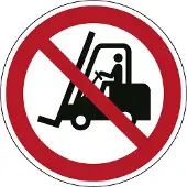 Allesveilig.nl Heftruck verboden pictogram