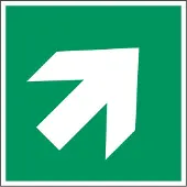 Allesveilig.nl Richtingaanwijzing schuin pictogram