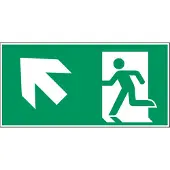Allesveilig.nl Nooduitgang naar links boven pictogram