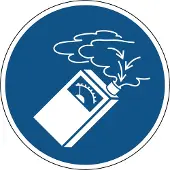 Allesveilig.nl Gebruik de gasdetector gebodspictogram