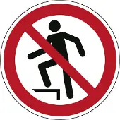 Allesveilig.nl Verboden het oppervlak te betreden pictogram