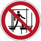 Allesveilig.nl Verboden een onafgewerkte stelling te gebruiken pictogram