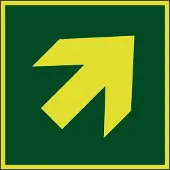 Allesveilig.nl Richtingaanwijzing schuin lichtgevend pictogram