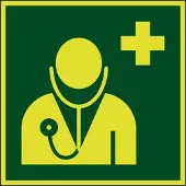 Allesveilig.nl Arts lichtgevend pictogram