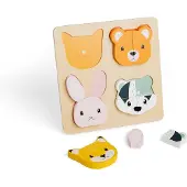 Bigjigs houten dieren puzzel - educatief speelgoed bosdieren.