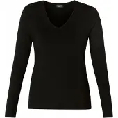 Base Level Curvy longsleeve Alize zwart female | Maat: 58/60