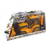 AVC Retro Excavator In Box 74x22x32 Cm Transparant Kinderen
