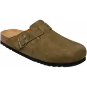 Scholl Klomp Men Olivier Suede Khaki-Schoenmaat 39