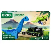 BRIO World Dinosaur Battery Train - Trein met batterij