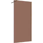 Guido Gusto Inloopdouche 70x200 8mm Nano glas Copper serie Silvio bronsglas