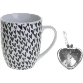 Secret De Gourmet Theekop met infuser, porselein, 360 ml