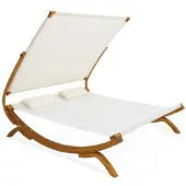 Garden Point Tweezits tuinligbed Fiji wit