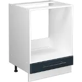 Vicco Fame-Line Keukenkasten – 60 cm, WB Eik Donkerblauw hoogglans