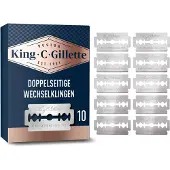 Gillette King C. Systemmesjes, scheerkop, verpakking van 10 stuks