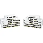 Cisco Business 250 Series CBS250-16T-2G - Switch - Laag 3 - Smart - 16 x 10/100/1000 + 2 x Gigabit SFP - Geschikt voor montage in een rack