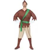 Generik Vegaoo - Bruine en groene Robin Hood outfit voor mannen