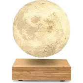 SmartaSaker SMART MOON LEVITATINF LAMP natural white ash wood