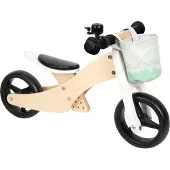 Small Foot - Houten Training Driewieler/Loopfiets 2in1 Saliegroen