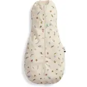 ErgoPouch Cocoon inbaker slaapzak - 0,2 Tog - 2-in-1 Slaapzak, Combi van Slaapzak Baby en Inbakerslaapzak - Slaapzakken- Zomerslaapzak - Slaapzak 70 cm - Bloom