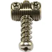 AllParts BP0046001 Brugzadels voor Jaguar en Jazzmaster – Vernikkeld (Set van 6)