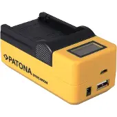 PATONA 4512 LCD lader voor Canon LP-E5