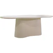 Giga Meubel Eettafel Jessie Organisch Beige 260cm
