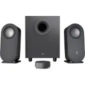 Logitech Z407 - Luidsprekersysteem - voor PC - 2.1-kanaals - draadloos - Bluetooth - USB - 40 Watt (totaal) - grafietgrijs
