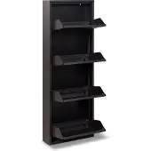 De Bommel Meubelen Schoenenkast Shoes - 4 vakken - metaal Zwart