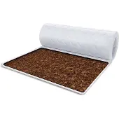 FDM KOKOS Topmatras 120x200 cm - Hoogte 1 cm H4 - Koudschuim Topmatrassen Topper Topdekmatras - Kokos - - Antiallergisch