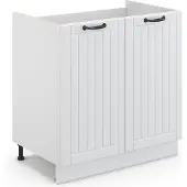 Vicco Fame-Line Wastafelkast – 80 cm zonder werkblad Wit Landhuis