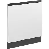 Vicco R-Line Frontpaneel – 59.6 cm J-vorm, zonder werkblad Wit