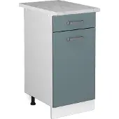 Vicco R-Line Keukenonderkast – 40 cm, WB Marmer Blauw-grijs