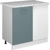 Vicco R-Line Hoekkast – 86 cm, WB Marmer Blauw-grijs