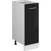 Vicco R-Line Apotheekkast – 30 cm zonder werkblad Zwart hoogglans
