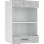 Vicco R-Line Glazen keukenkast – 40 cm Beton