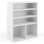 Vicco Boekenrek – 72 x 90.2 cm 2 compartimenten Wit