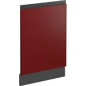 Vicco R-Line Frontpaneel – 44.6 cm J-vorm, zonder werkblad Rood