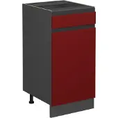 Vicco R-Line Keukenonderkast – 40 cm J-vorm, zonder werkblad Rood
