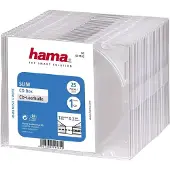 Hama Cd Slim Box 25 Pack Tp.