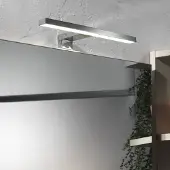 ONLI Wandlamp Nemo, alu / grijs / zink, Badkamer, Kunststof, Modern, Wandlamp