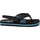 Reef Little Ahi Slippers jongens Zwart dessin 19