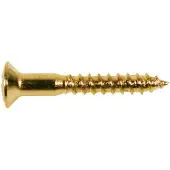 Boston WS-04-G Gouden Ovalen Schroeven 3,5x25mm - 12 Stuks