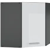 Vicco R-Line Hoek hangkast – 57 cm Wit Hoogglans