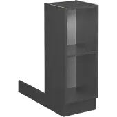 Vicco Fame-Line Keukeneiland – 30 cm zonder werkblad Antraciet