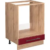 Vicco Fame-Line Ovenombouwkast – 60 cm zonder werkblad Bordeauxrode hoogglans